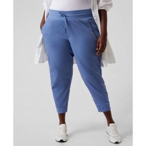 Athleta Trekkie North High Rise Jogger Women 20 EUC Stretch Nylon Elastic Waist‎